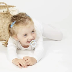 Suzetă anatomică, rotundă și simetrică din latex Bibs Colour Try It Baby Blue (0-6 luni), 3 buc. cumpăra în Chișinau. Foto 7