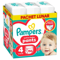 Scutece-chilotei Pampers Pants BOX №4 (9-15 kg), 156 buc. cumpăra în Chișinau. Foto 1