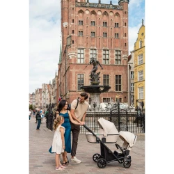 Коляска для двойни 2 в 1 Kunert Brav Duo Baby Blue Eco купить в Кишиневе. Фото 14