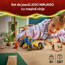 Set construcție Lego Ninjago Jay's Transforming Car, 387 elemente cumpăra în Chișinau. Foto 4