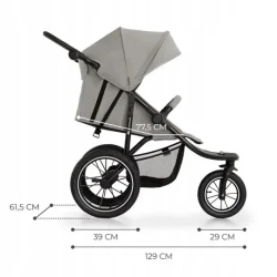 Cărucior de plimbare Kinderkraft Helsi Dust Grey cumpăra în Chișinau. Foto 12