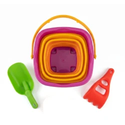 Set pentru nisip New World Foldable Pink, 3 buc. cumpăra în Chișinau. Foto 1