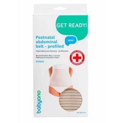 Послеродовой брюшной пояс BabyOno Expert Бежевый, размер XL (111-120 см) купить в Кишиневе. Фото 1