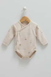 Body cu mâneca lungă Caramell Flaying Cars Ivory, 2 buc. (6-9L) cumpăra în Chișinau. Foto 3