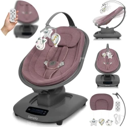 Качалка Lionelo Blossom Pink Mauve купить в Кишиневе. Фото 4