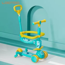 Trotinetă Riki Turquoise/Pink/Blue cumpăra în Chișinau. Foto 4