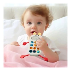 Развивающая игрушка-тянучка Chipolino Pull String Toy 8 в 1, телефон-зайчик купить в Кишиневе. Фото 2