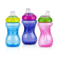 Cană anti-varsare Nuby Easy Grip 9+ luni 300 ml cumpăra în Chișinau. Foto 2