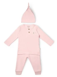 Set din 3 piese BabyCosy Bamboo Pink (9-12L) cumpăra în Chișinau. Foto 1