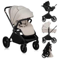 Carucior 3 in 1 Lionelo Mika Plus Beige Sand cumpăra în Chișinau. Foto 34