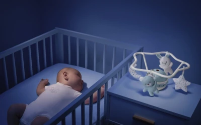 Карусель для кроватки Chicco Rainbow Cot Mobile Blue купить в Кишиневе. Фото 7