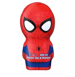 Gel de duș și șampon pentru copii 2 in 1 Air-Val 2D Spider Man, 400 ml cumpăra în Chișinau. Foto 1