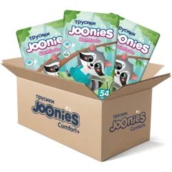 Подгузники-трусики Joonies Comfort+ Mega Box M (6-11 кг), 162 шт. купить в Кишиневе. Фото 1
