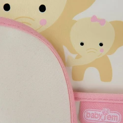 Bavetă din poliester BabyJem Poly Small Bib Pink cumpăra în Chișinau. Foto 4