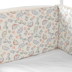 Бортики в кроватку PernaMea Baby Dinno Коричневый (6 предметов), 120x60 см купить в Кишиневе. Фото 3