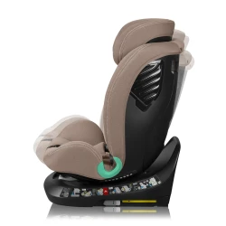 Scaun auto 40-150 cm (i-Size) Isofix Lionelo Bastiaan One Beige Sand, rotativ 360 cumpăra în Chișinau. Foto 10