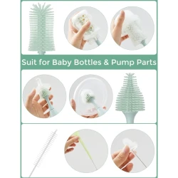 Perie electrică pentru biberoane Momcozy Push-Press Green cumpăra în Chișinau. Foto 7