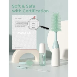 Perie electrică pentru biberoane Momcozy Push-Press Green cumpăra în Chișinau. Foto 8
