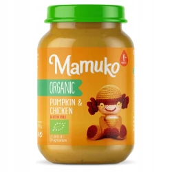 Piure Mamuko organic cu dovleac și pui (de la 6 luni +), 190g cumpăra în Chișinau. Foto 1