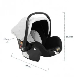 Carucior 3 in 1 transformabil KikkaBoo Amaia Dark Grey cumpăra în Chișinau. Foto 13