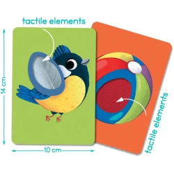 Развивающие карточки Dodo My Tactile Cards Montessori На прогулке купить в Кишиневе. Фото 5