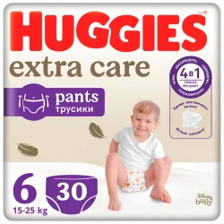 Scutece-chiloței Huggies Extra Care 6 (15-25 kg), 30 buc. cumpăra în Chișinau. Foto 1