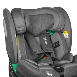 Автокресло 40-150 см (i-Size) Isofix Lionelo Braam Grey Stone, поворотное 360 купить в Кишиневе. Фото 10