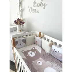Комплект в кроватку Veres Zoo Beige (6 предметов), 120x60 cм купить в Кишиневе. Фото 4
