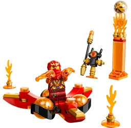 Конструкторы LEGO NINJAGO Kai’s Dragon Power Spinjitzu Flip, 72 элементов купить в Кишиневе. Фото 3