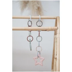 Игрушка-подвеска Bibs 12 Loops Sand & Dark Oak & Vanilla купить в Кишиневе. Фото 4