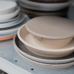 Набор миска с крышкой и тарелка Bibs Vanilla купить в Кишиневе. Фото 4