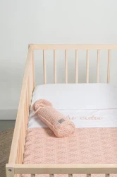 Husă pentru sticluță Jollein River Knit Pale Pink cumpăra în Chișinau. Foto 2