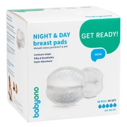 Absorbante pentru sân BabyOno Night Day, 40 buc. cumpăra în Chișinau. Foto 1