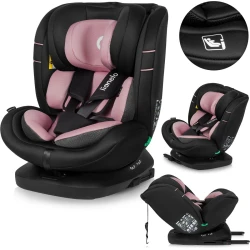 Автокресло 40-150 см (i-Size) Isofix Lionelo Bastiaan Pink Rose, поворотное 360 купить в Кишиневе. Фото 18
