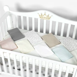 Cearșaf de pat pe elastic PernaMea Ivory, 120x60 cm cumpăra în Chișinau. Foto 3