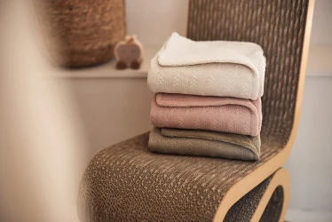 Păturică Jollein Grain Knit Oatmeal/Velvet, 100x150 cm cumpăra în Chișinau. Foto 6