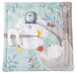 Детский коврик Chicco 2 в 1 Owl Green, 80x80x3 см купить в Кишиневе. Фото 1