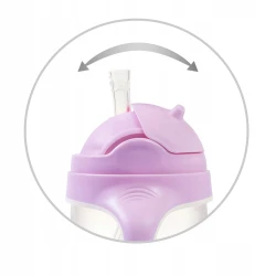 Cană cu pai BabyOno (6+ luni) 240 ml Violet cumpăra în Chișinau. Foto 6