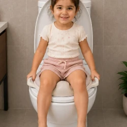 Colac pentru WC copii BabyJem Mega Sand Beige, 18 luni+ cumpăra în Chișinau. Foto 7
