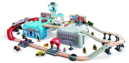 Set construcție Hape Transport Urban în Lădiță, 80 elemente cumpăra în Chișinau. Foto 2