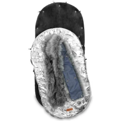 Зимний чехол для коляски Caretero Aspen Silver, 95x45 см купить в Кишиневе. Фото 2