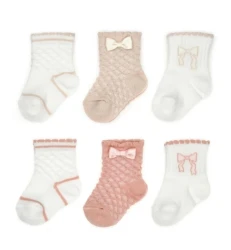 Ciorapei BabyCosy Powder & White, 6 buc. (12-24L) cumpăra în Chișinau. Foto 2