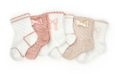 Ciorapei BabyCosy Powder & White, 6 buc. (12-24L) cumpăra în Chișinau. Foto 3