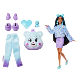 Păpușă Barbie Cutie Reveal în costum de pluș de ursuleț, 30 cm cumpăra în Chișinau. Foto 6