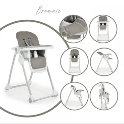 Стул для кормления 2 в 1 Moni Brownie Grey купить в Кишиневе. Фото 10