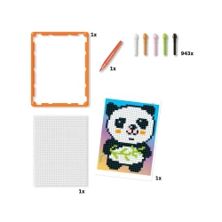Мозаика Quercetti Pixel Art Basic Panda, 943 элемента купить в Кишиневе. Фото 3