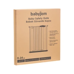Poarta de siguranta BabyJem Anthracite, 76-80 cm cumpăra în Chișinau. Foto 5