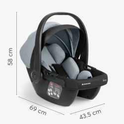 Cărucior 3 în 1 KikkaBoo Chiara Grey cumpăra în Chișinau. Foto 15