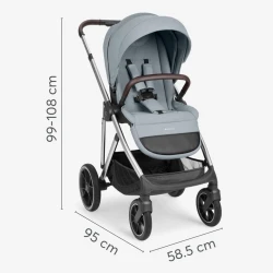 Cărucior 3 în 1 KikkaBoo Chiara Grey cumpăra în Chișinau. Foto 13