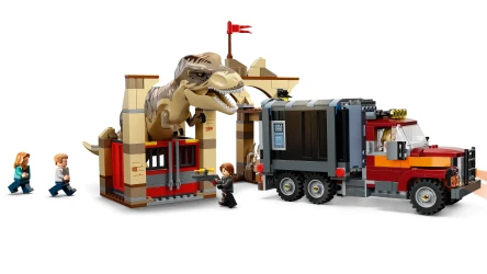Set construcție Lego Jurassic World T. rex & Atrociraptor Dinosaur Breakout, 466 elemente cumpăra în Chișinau. Foto 5